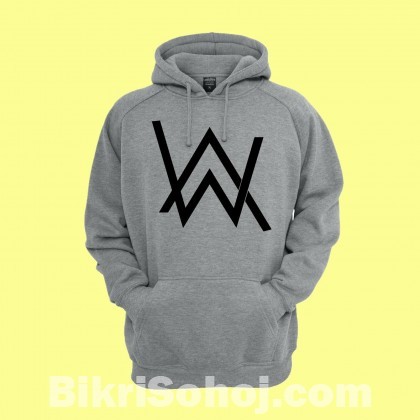 Men's Stylish Pullover Hoodie - Ash - DGL